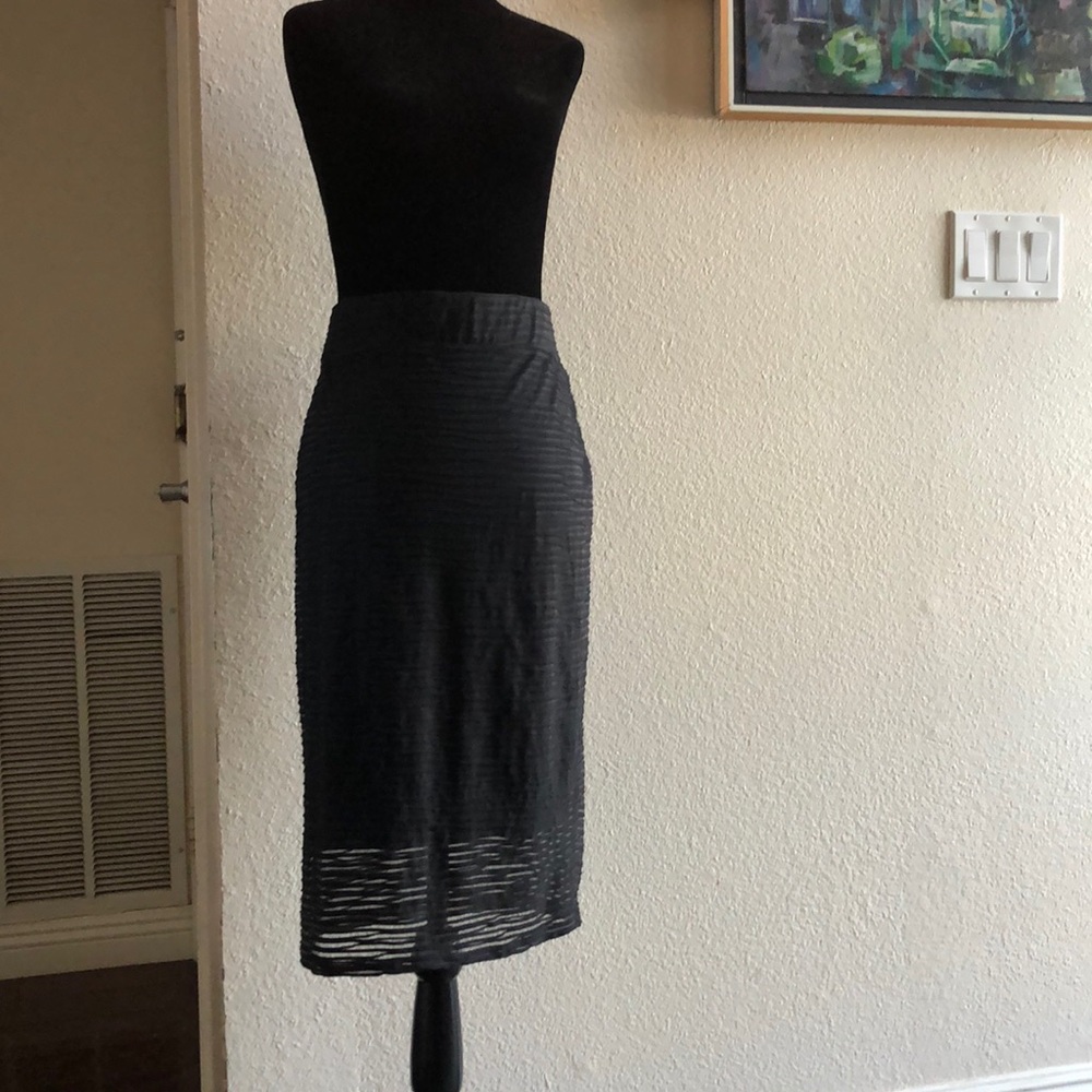 Black pencil skirt